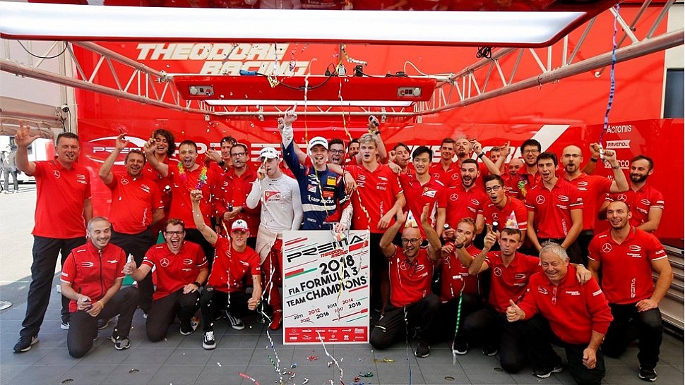 RAVENOL & PREMA Theodore Racing: поздравляем с чемпионством в Европейской Формуле-3!