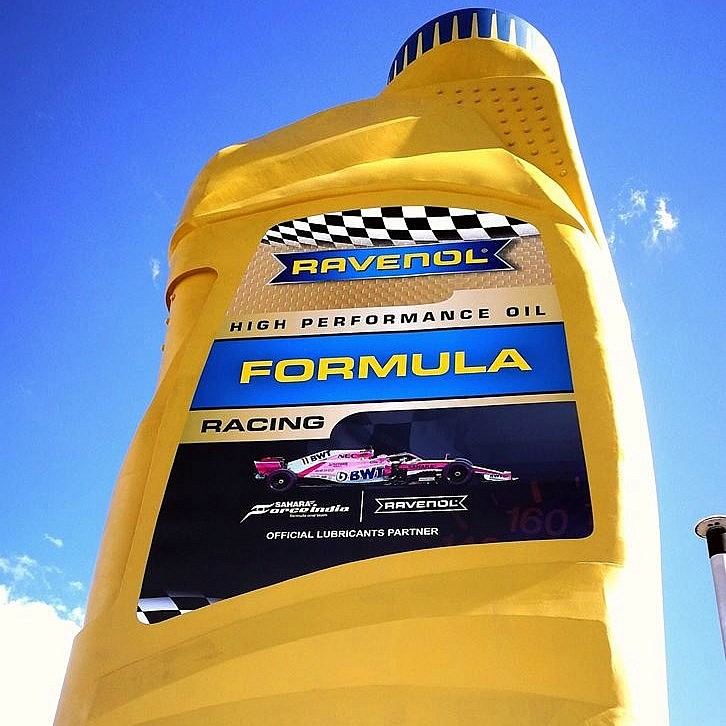 Самая большая канистра масла в мире - RAVENOL Formula Racing